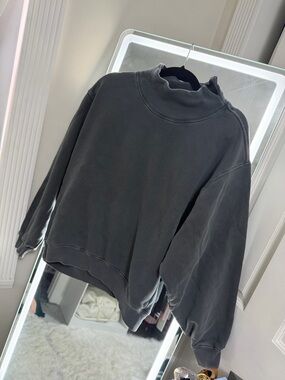 Joah Brown Dark Charcoal Gray Turtleneck Sweater S/M worn once!